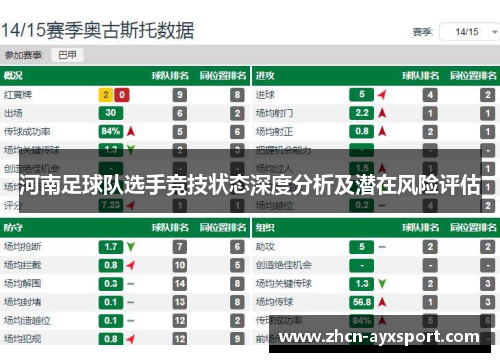河南足球队选手竞技状态深度分析及潜在风险评估